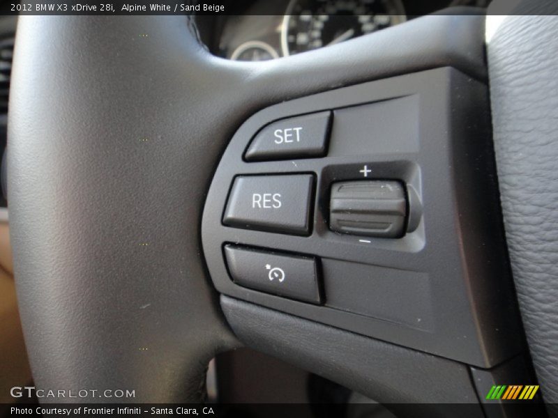 Alpine White / Sand Beige 2012 BMW X3 xDrive 28i