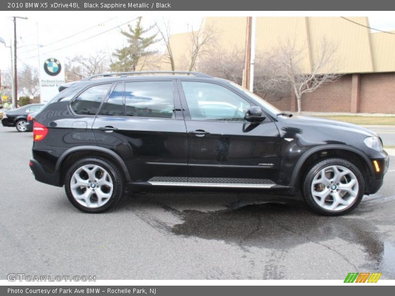 Black Sapphire Metallic / Black 2010 BMW X5 xDrive48i