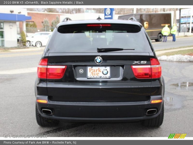 Black Sapphire Metallic / Black 2010 BMW X5 xDrive48i