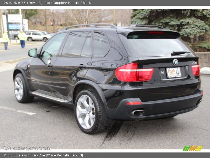 Black Sapphire Metallic / Black 2010 BMW X5 xDrive48i