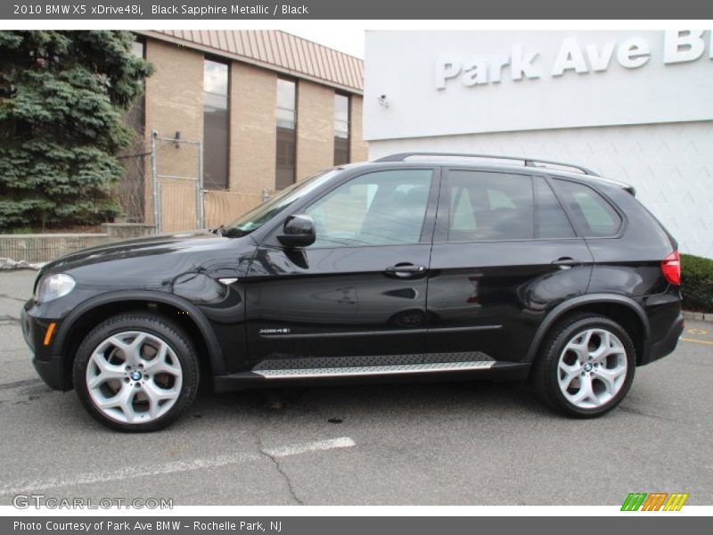 Black Sapphire Metallic / Black 2010 BMW X5 xDrive48i