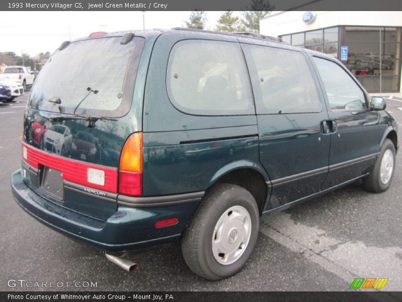 Jewel Green Metallic / Grey 1993 Mercury Villager GS