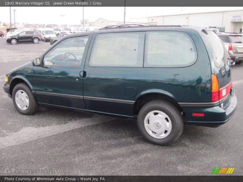 Jewel Green Metallic / Grey 1993 Mercury Villager GS