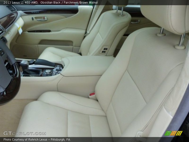 Front Seat of 2013 LS 460 AWD