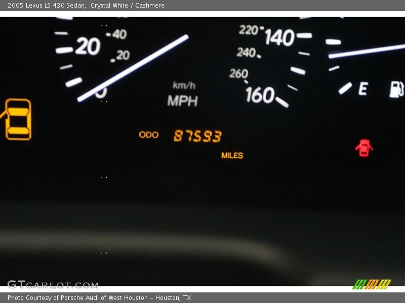 Crystal White / Cashmere 2005 Lexus LS 430 Sedan