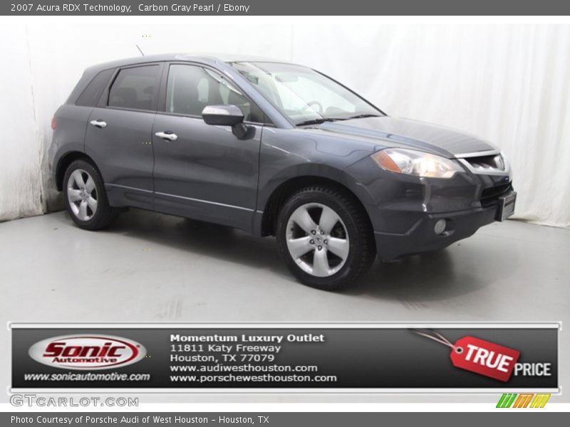 Carbon Gray Pearl / Ebony 2007 Acura RDX Technology