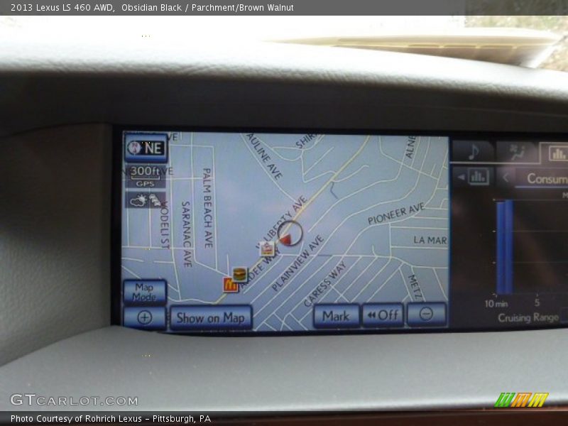 Navigation of 2013 LS 460 AWD