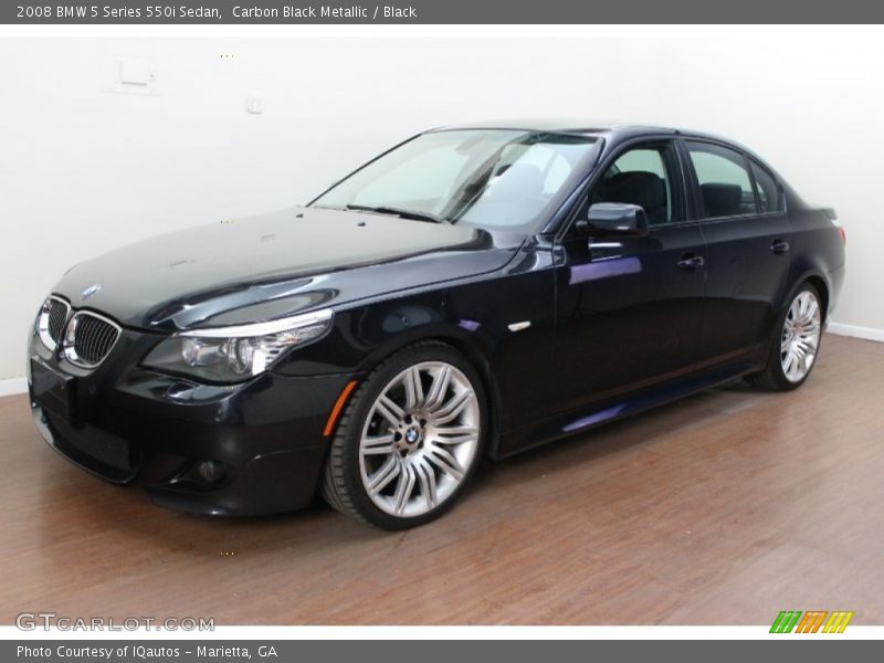 Front 3/4 View of 2008 5 Series 550i Sedan
