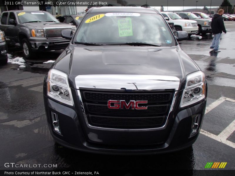 Cyber Gray Metallic / Jet Black 2011 GMC Terrain SLT AWD
