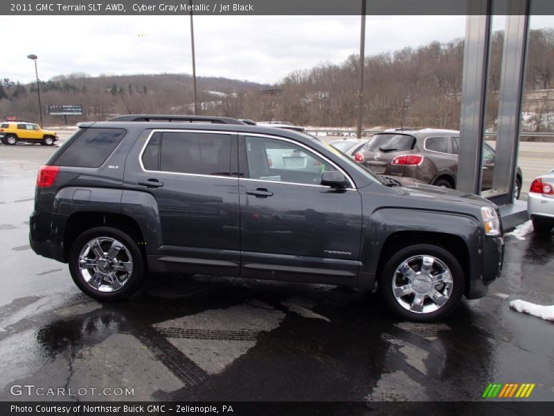 Cyber Gray Metallic / Jet Black 2011 GMC Terrain SLT AWD