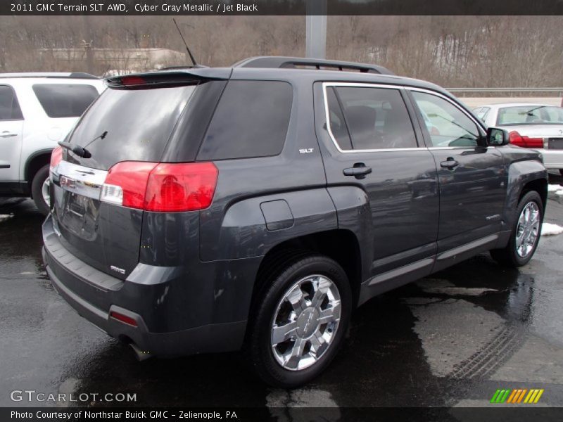 Cyber Gray Metallic / Jet Black 2011 GMC Terrain SLT AWD