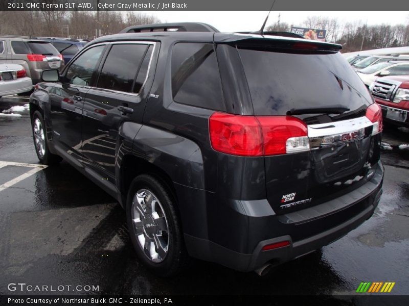 Cyber Gray Metallic / Jet Black 2011 GMC Terrain SLT AWD