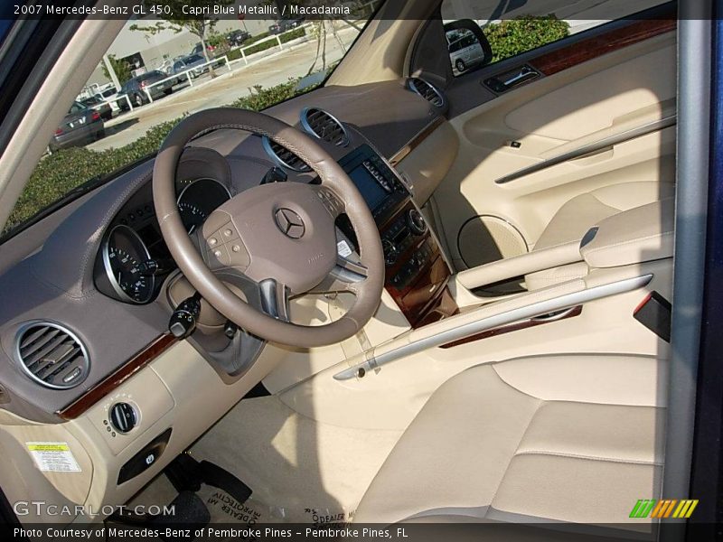 Capri Blue Metallic / Macadamia 2007 Mercedes-Benz GL 450