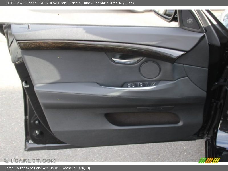 Black Sapphire Metallic / Black 2010 BMW 5 Series 550i xDrive Gran Turismo