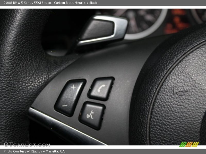 Controls of 2008 5 Series 550i Sedan