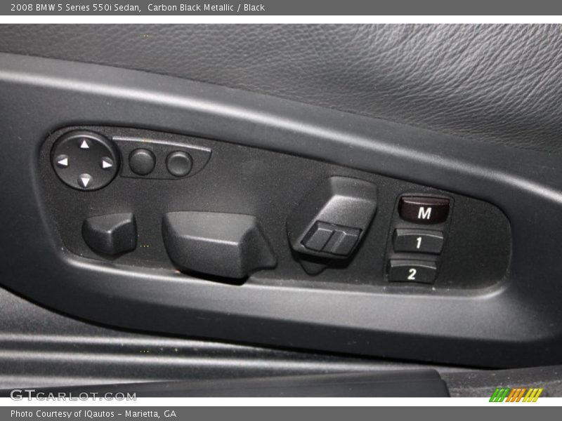 Controls of 2008 5 Series 550i Sedan