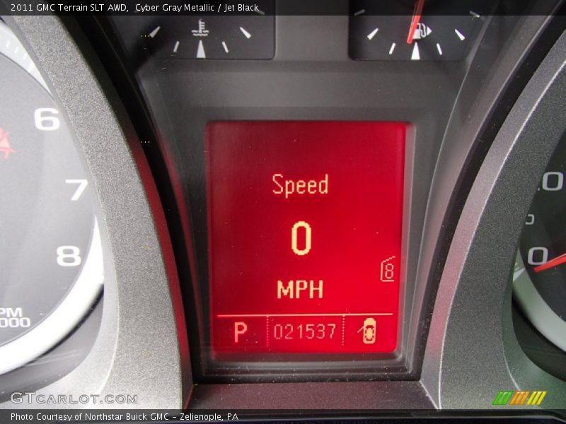 Cyber Gray Metallic / Jet Black 2011 GMC Terrain SLT AWD