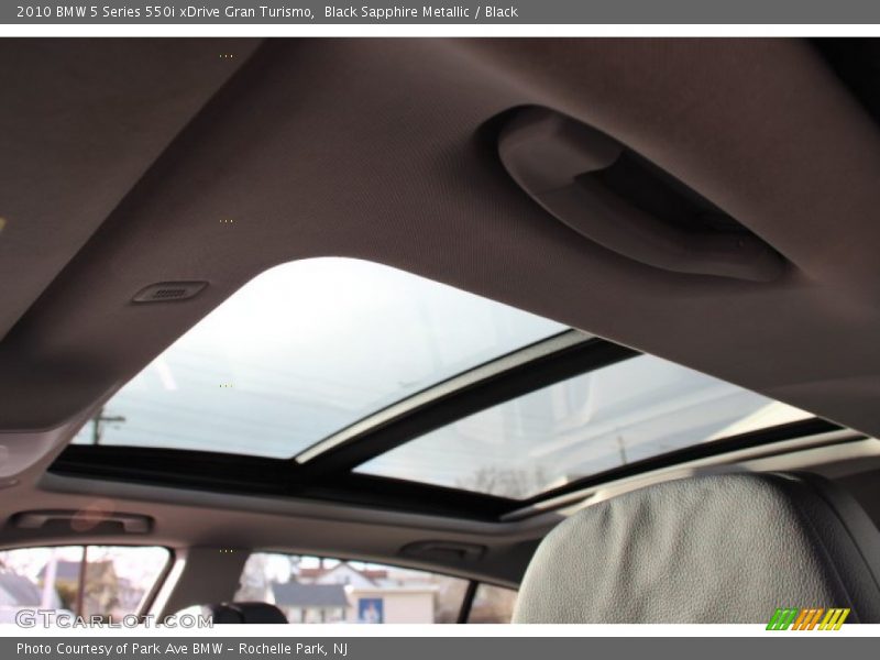 Black Sapphire Metallic / Black 2010 BMW 5 Series 550i xDrive Gran Turismo