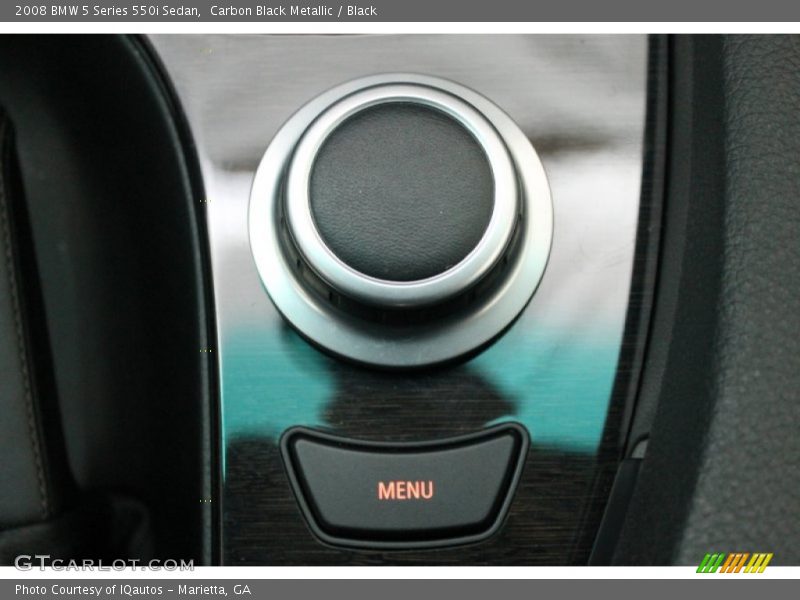 Carbon Black Metallic / Black 2008 BMW 5 Series 550i Sedan