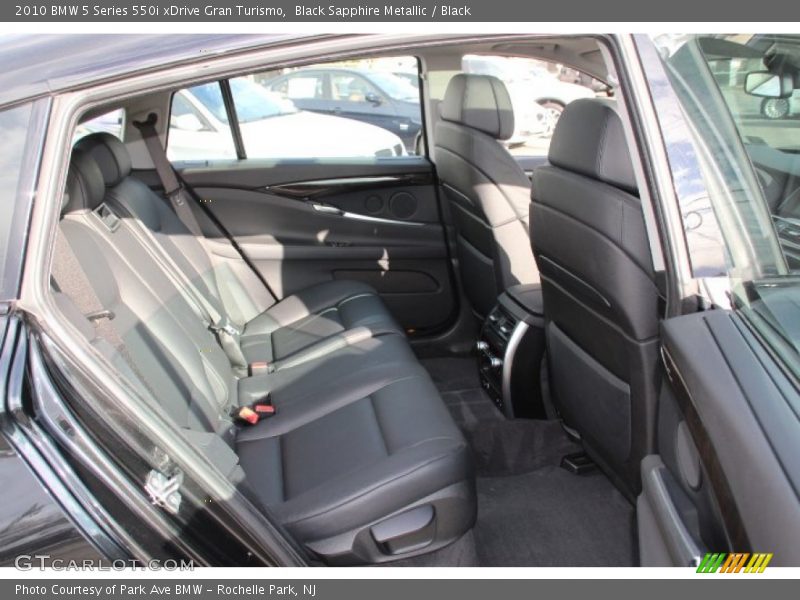 Black Sapphire Metallic / Black 2010 BMW 5 Series 550i xDrive Gran Turismo