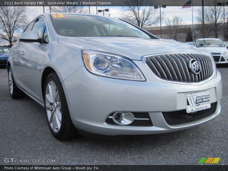 Quicksilver Metallic / Medium Titanium 2013 Buick Verano FWD