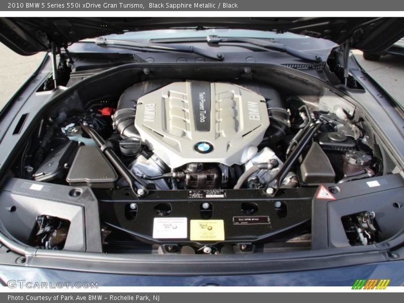  2010 5 Series 550i xDrive Gran Turismo Engine - 4.4 Liter Twin-Turbocharged DOHC 32-Valve VVT V8