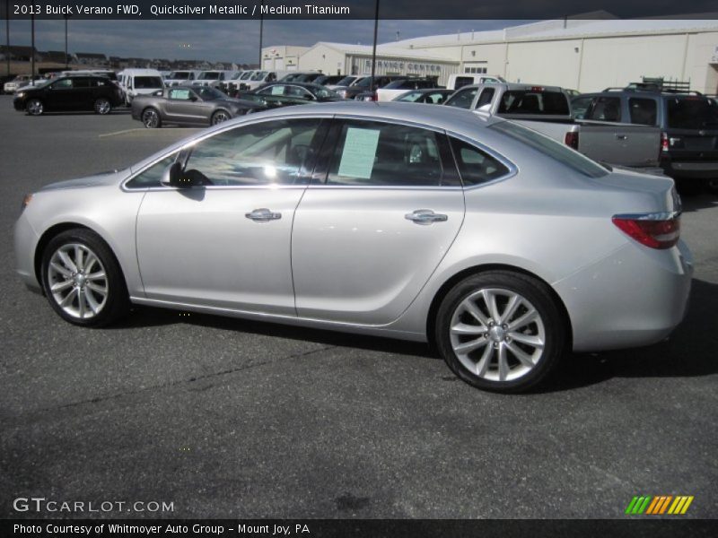 Quicksilver Metallic / Medium Titanium 2013 Buick Verano FWD
