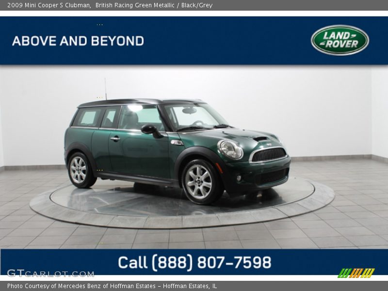 British Racing Green Metallic / Black/Grey 2009 Mini Cooper S Clubman