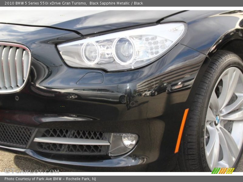 Black Sapphire Metallic / Black 2010 BMW 5 Series 550i xDrive Gran Turismo