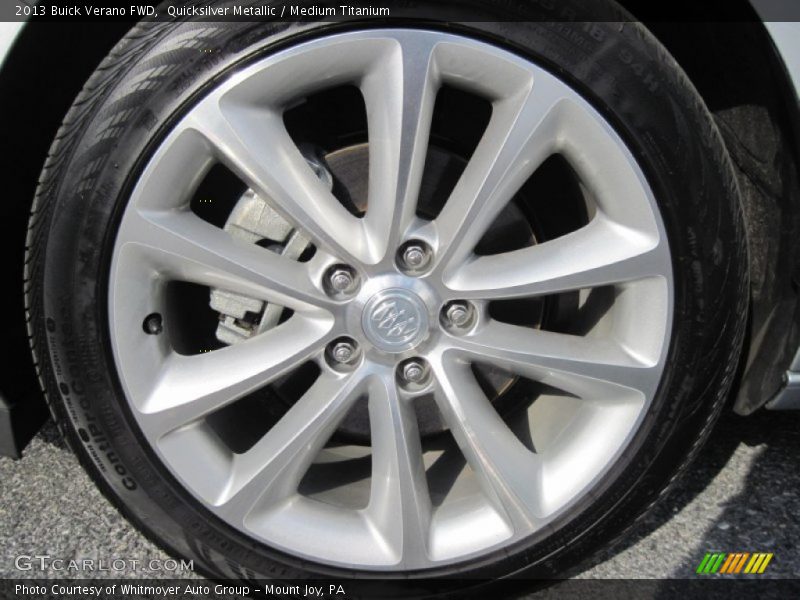 Quicksilver Metallic / Medium Titanium 2013 Buick Verano FWD
