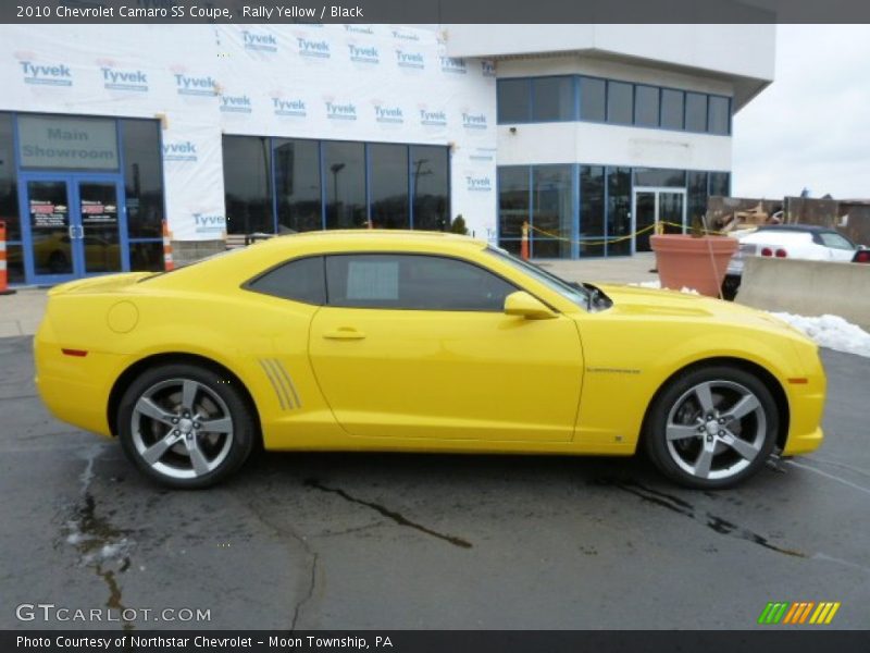 Rally Yellow / Black 2010 Chevrolet Camaro SS Coupe