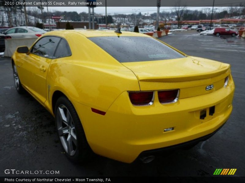 Rally Yellow / Black 2010 Chevrolet Camaro SS Coupe