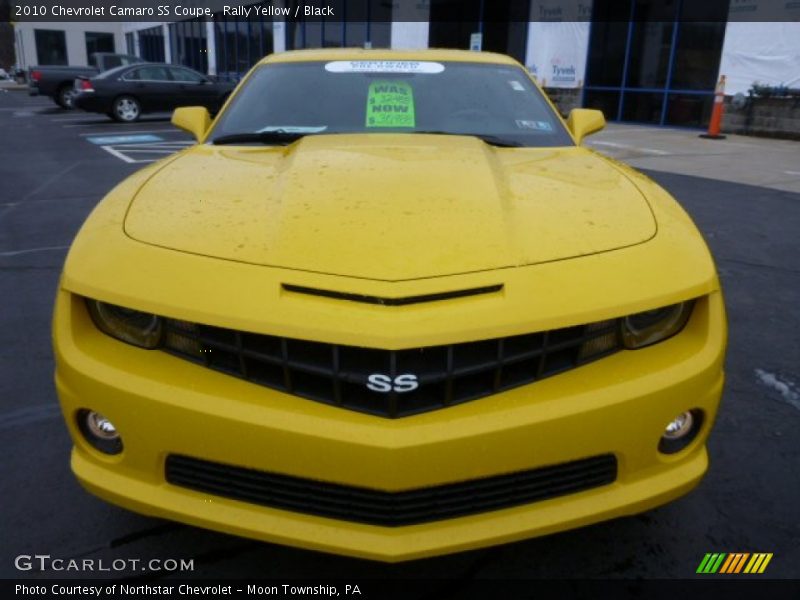 Rally Yellow / Black 2010 Chevrolet Camaro SS Coupe