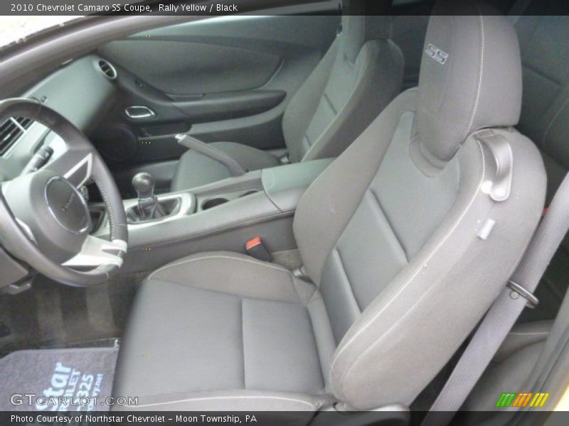 Rally Yellow / Black 2010 Chevrolet Camaro SS Coupe