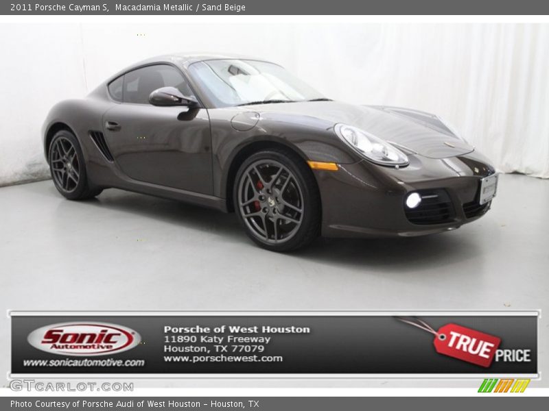 Macadamia Metallic / Sand Beige 2011 Porsche Cayman S