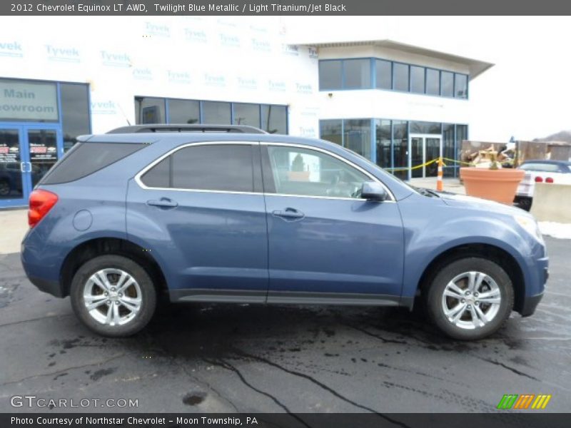 Twilight Blue Metallic / Light Titanium/Jet Black 2012 Chevrolet Equinox LT AWD