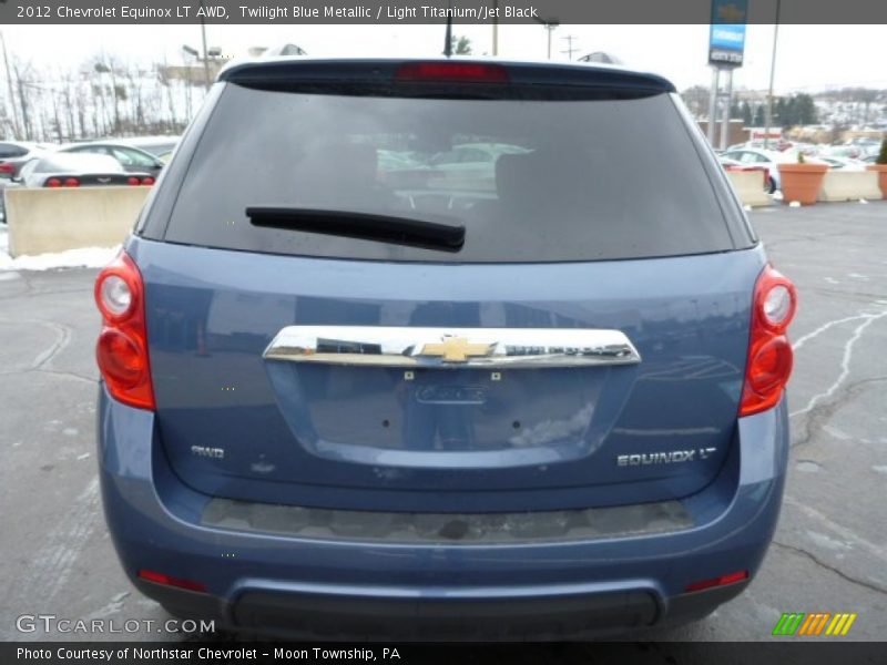 Twilight Blue Metallic / Light Titanium/Jet Black 2012 Chevrolet Equinox LT AWD