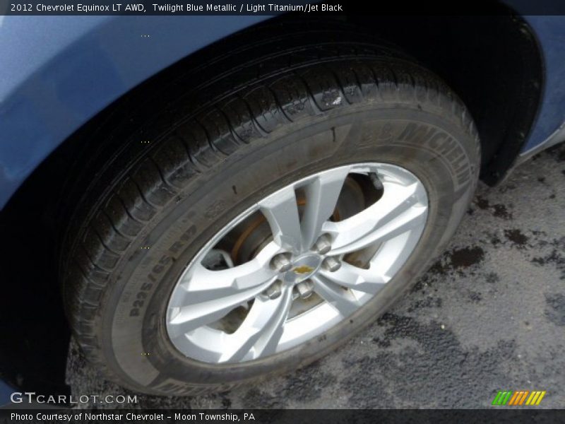 Twilight Blue Metallic / Light Titanium/Jet Black 2012 Chevrolet Equinox LT AWD