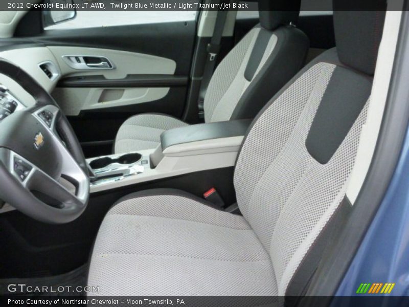 Twilight Blue Metallic / Light Titanium/Jet Black 2012 Chevrolet Equinox LT AWD