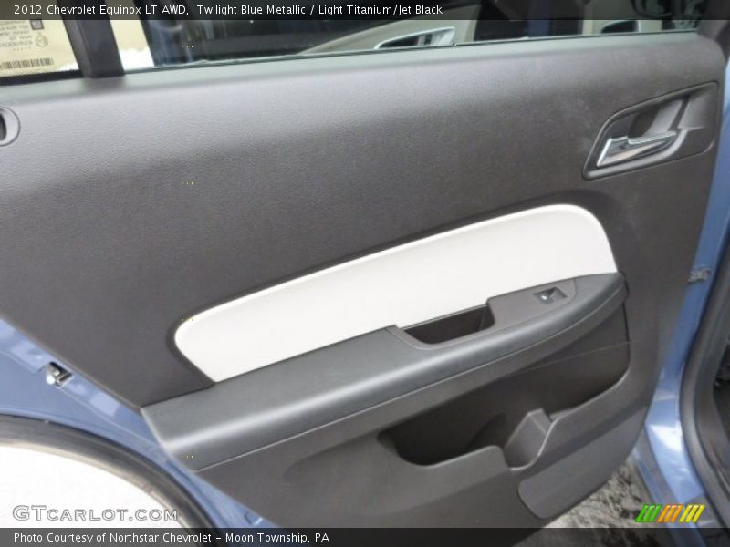 Twilight Blue Metallic / Light Titanium/Jet Black 2012 Chevrolet Equinox LT AWD