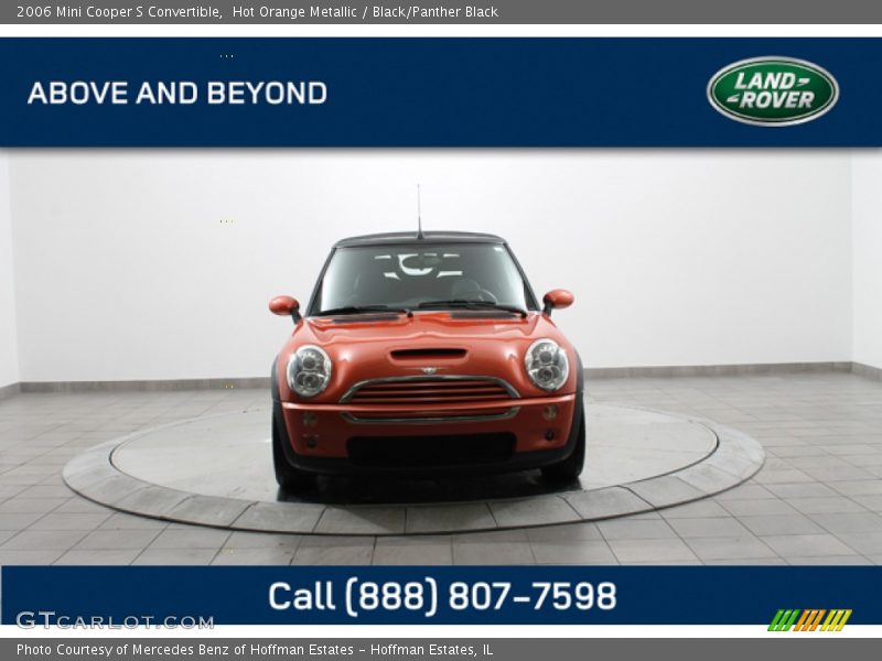 Hot Orange Metallic / Black/Panther Black 2006 Mini Cooper S Convertible