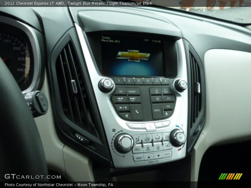 Twilight Blue Metallic / Light Titanium/Jet Black 2012 Chevrolet Equinox LT AWD