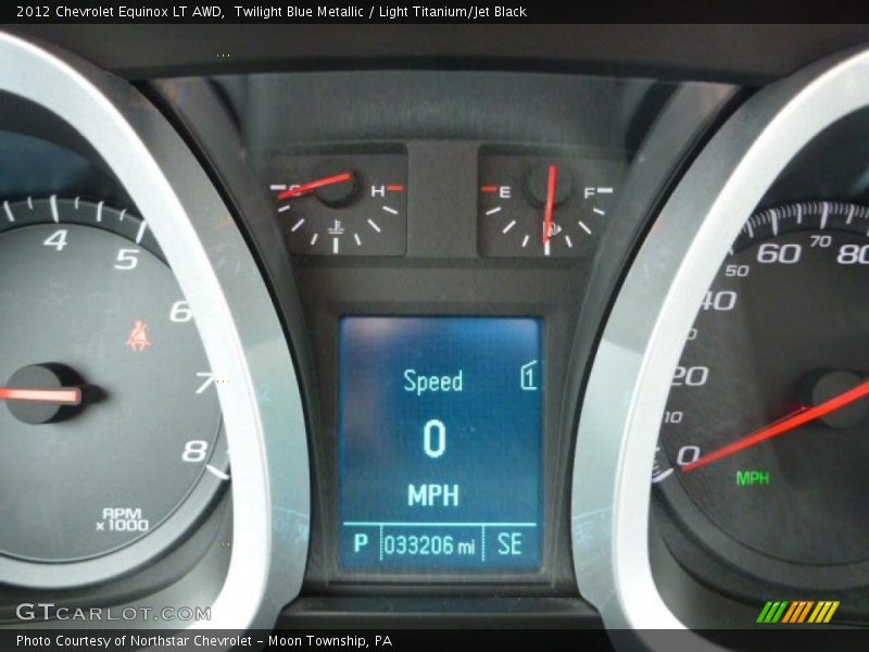 Twilight Blue Metallic / Light Titanium/Jet Black 2012 Chevrolet Equinox LT AWD