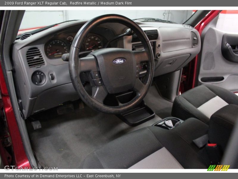 Medium Dark Flint Interior - 2009 Ranger XLT Regular Cab 