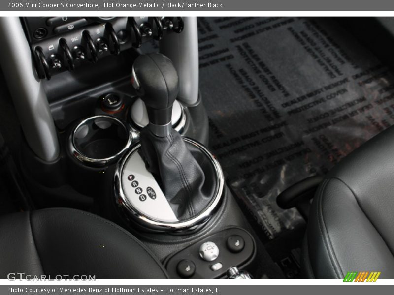 Hot Orange Metallic / Black/Panther Black 2006 Mini Cooper S Convertible