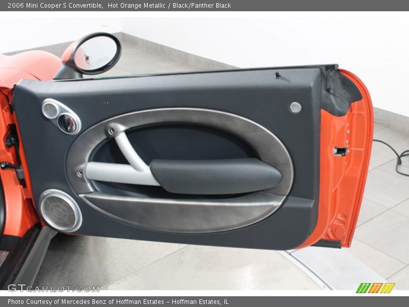 Hot Orange Metallic / Black/Panther Black 2006 Mini Cooper S Convertible