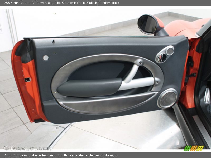 Hot Orange Metallic / Black/Panther Black 2006 Mini Cooper S Convertible