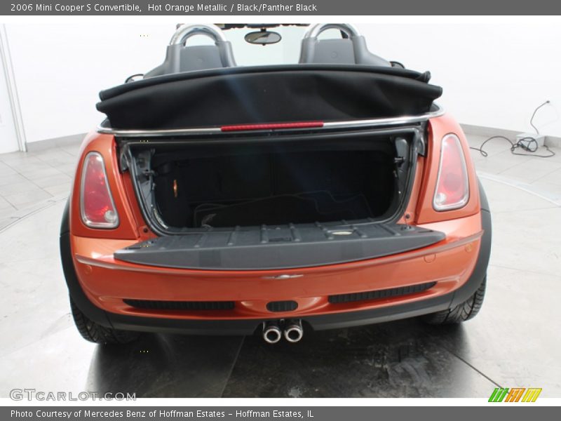 Hot Orange Metallic / Black/Panther Black 2006 Mini Cooper S Convertible