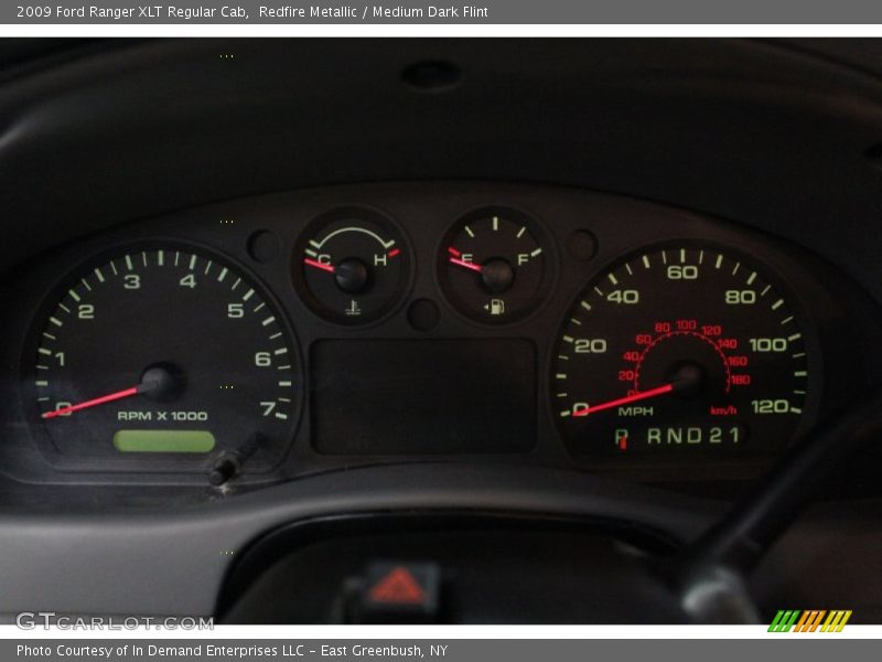 Redfire Metallic / Medium Dark Flint 2009 Ford Ranger XLT Regular Cab