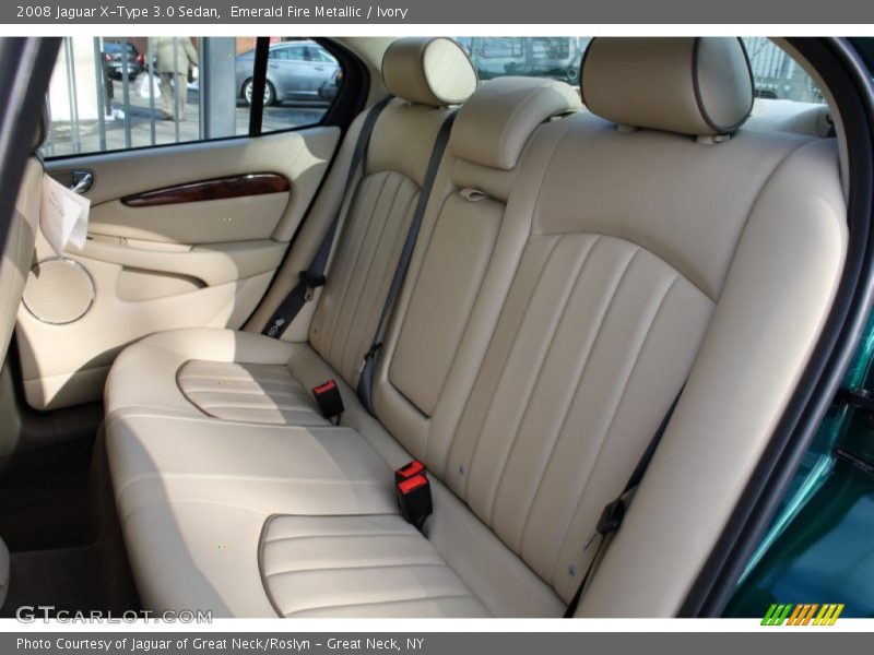 Rear Seat of 2008 X-Type 3.0 Sedan